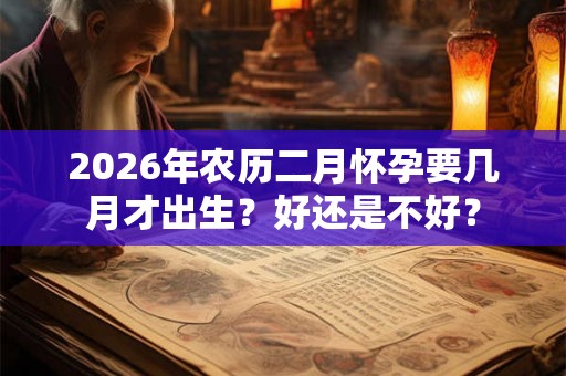 2026年农历二月怀孕要几月才出生？好还是不好？