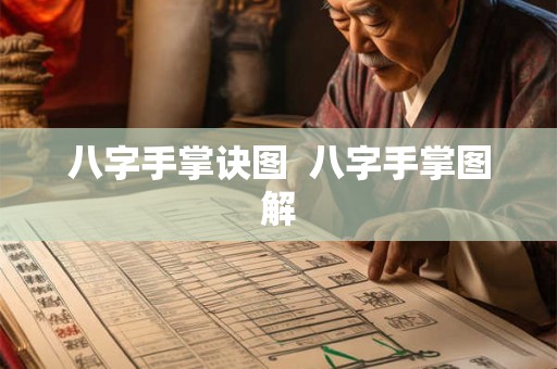 八字手掌诀图  八字手掌图解