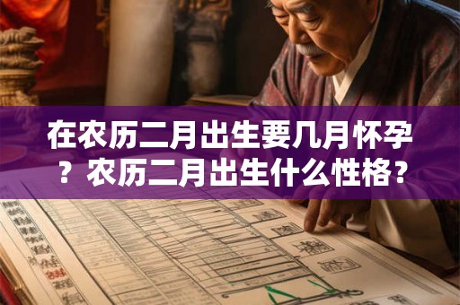 在农历二月出生要几月怀孕？农历二月出生什么性格？
