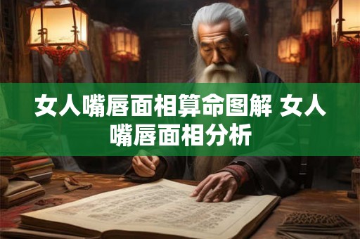 女人嘴唇面相算命图解 女人嘴唇面相分析