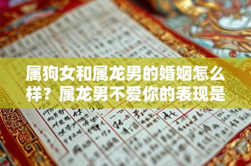 属狗女和属龙男的婚姻怎么样？属龙男不爱你的表现是什么？