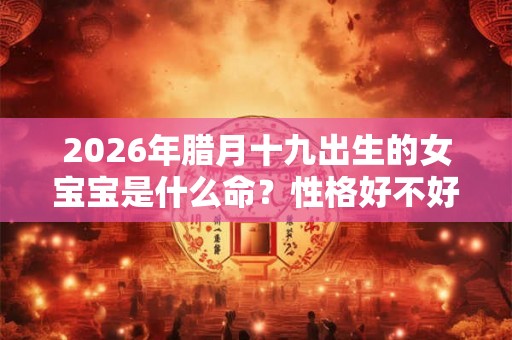 2026年腊月十九出生的女宝宝是什么命?性格好不好 2026年腊月十九出生的女宝宝是什么命?性格好不好