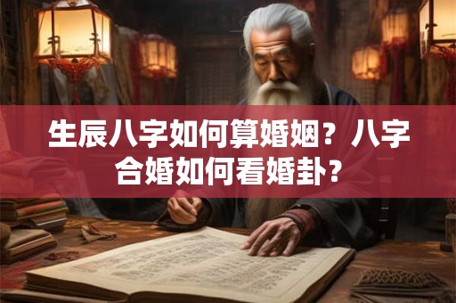 生辰八字如何算婚姻？八字合婚如何看婚卦？