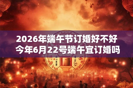2026年端午节订婚好不好 今年6月22号端午宜订婚吗