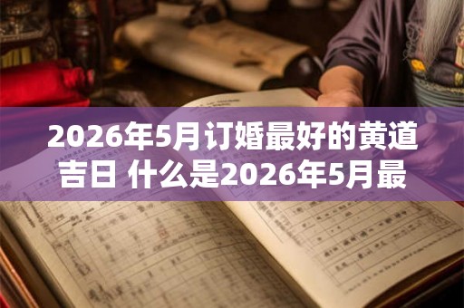 2026年5月订婚最好的黄道吉日 什么是2026年5月最佳的黄道吉日订婚