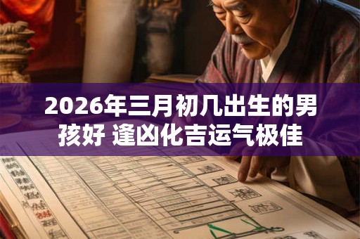 2026年三月初几出生的男孩好 逢凶化吉运气极佳