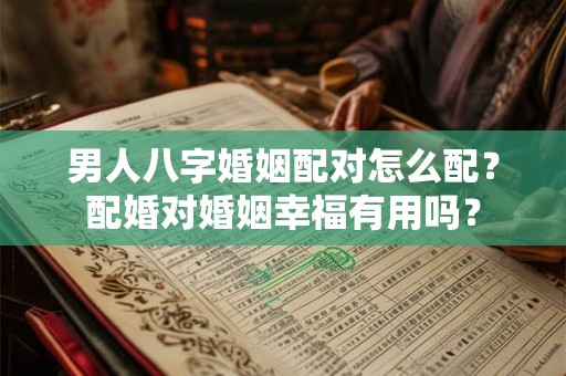 男人八字婚姻配对怎么配?配婚对婚姻幸福有用吗? 男人八字婚姻配对怎么配?配婚对婚姻幸福有用吗?