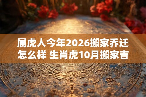 属虎人今年2026搬家乔迁怎么样 生肖虎10月搬家吉日