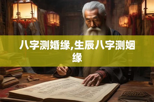八字测婚缘,生辰八字测姻缘