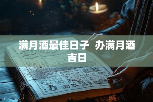 满月酒最佳日子  办满月酒吉日