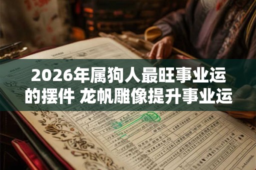 2026年属狗人最旺事业运的摆件 龙帆雕像提升事业运 2026年属狗人最旺事业运的摆件 龙帆雕像提升事业运