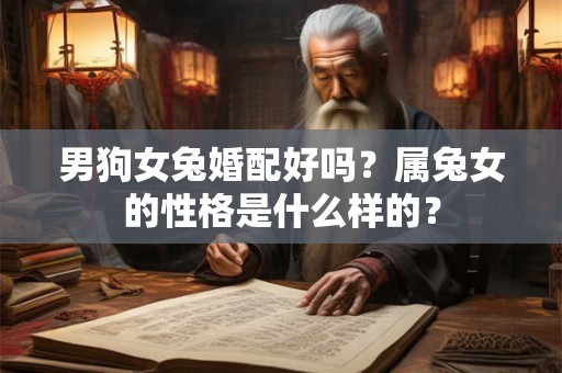 男狗女兔婚配好吗？属兔女的性格是什么样的？