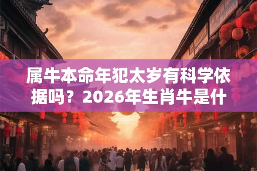 属牛本命年犯太岁有科学依据吗？2026年生肖牛是什么命？