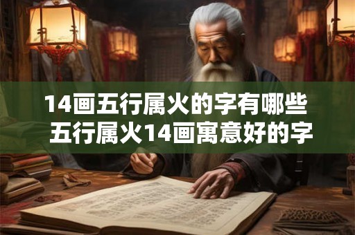 14画五行属火的字有哪些 五行属火14画寓意好的字 14画五行属火的字有哪些 五行属火14画寓意好的字