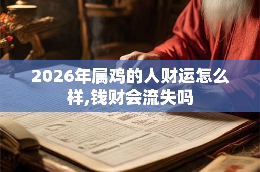 2026年属鸡的人财运怎么样,钱财会流失吗