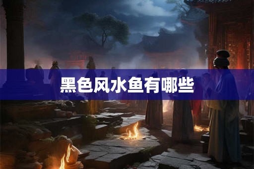 黑色风水鱼有哪些