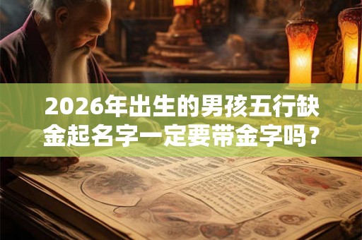 2026年出生的男孩五行缺金起名字一定要带金字吗? 2026年出生的男孩五行缺金起名字一定要带金字吗?