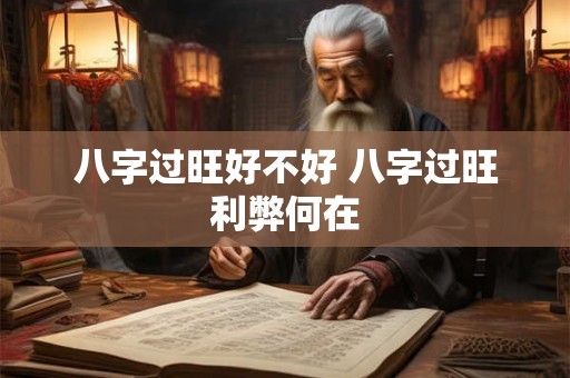 八字过旺好不好 八字过旺利弊何在