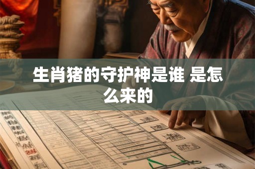 生肖猪的守护神是谁 是怎么来的