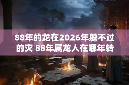88年的龙在2026年躲不过的灾 88年属龙人在哪年转运