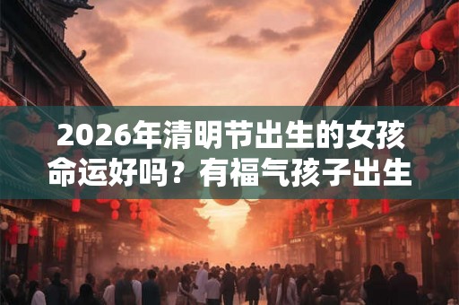 2026年清明节出生的女孩命运好吗？有福气孩子出生前兆有哪些？