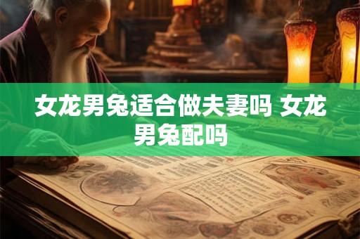 女龙男兔适合做夫妻吗 女龙男兔配吗