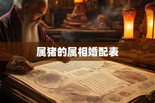 属猪的属相婚配表