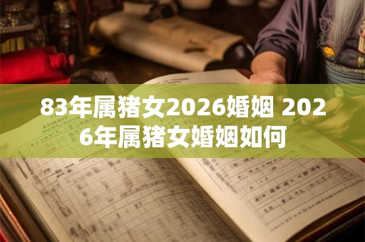 83年属猪女2026婚姻 2026年属猪女婚姻如何