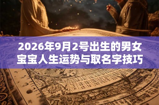 2026年9月2号出生的男女宝宝人生运势与取名字技巧