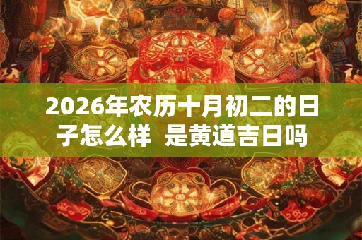 2026年农历十月初二的日子怎么样  是黄道吉日吗