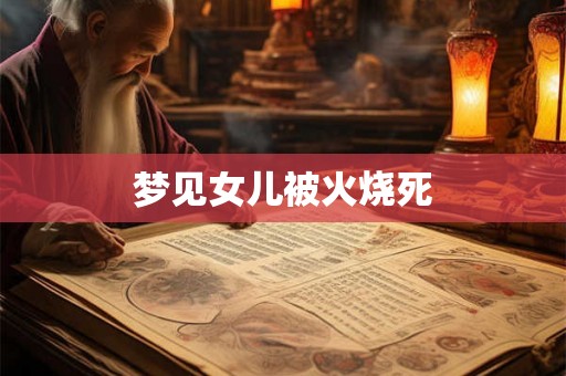 梦见女儿被火烧死