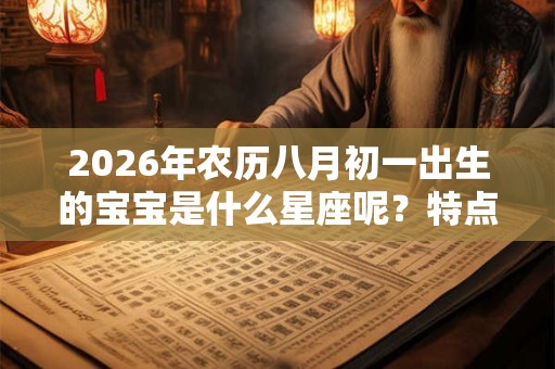 2026年农历八月初一出生的宝宝是什么星座呢？特点是什么？