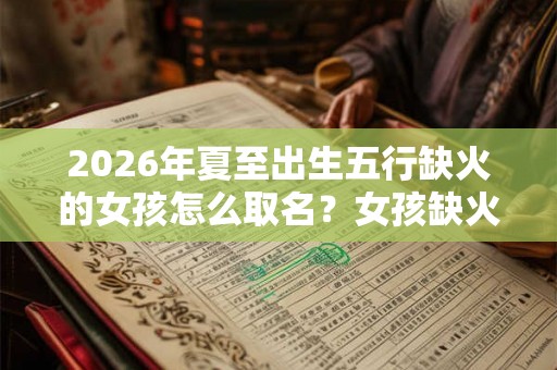2026年夏至出生五行缺火的女孩怎么取名？女孩缺火命好不好？