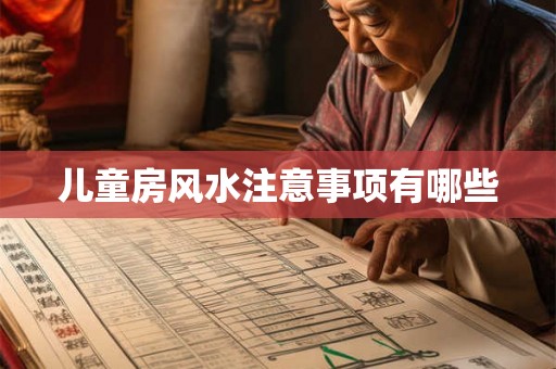 儿童房风水注意事项有哪些