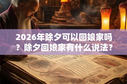 2026年除夕可以回娘家吗？除夕回娘家有什么说法？