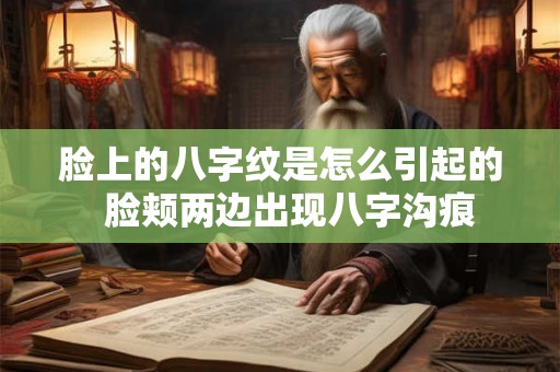 脸上的八字纹是怎么引起的 脸颊两边出现八字沟痕 脸上的八字纹是怎么引起的 脸颊两边出现八字沟痕