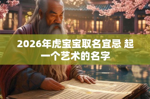 2026年虎宝宝取名宜忌 起一个艺术的名字