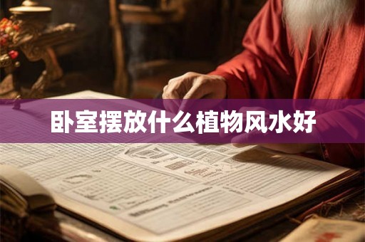 卧室摆放什么植物风水好