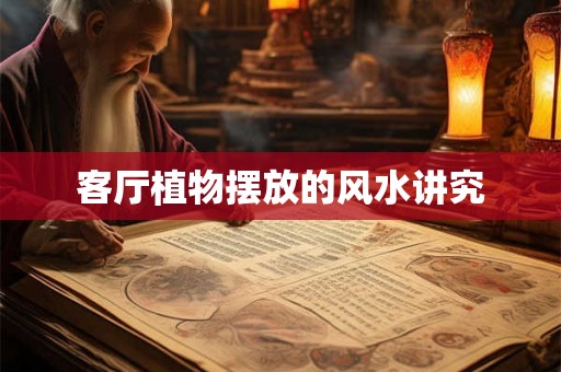 客厅植物摆放的风水讲究