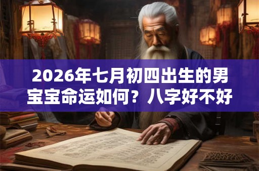 2026年七月初四出生的男宝宝命运如何？八字好不好