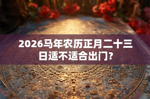 2026马年农历正月二十三日适不适合出门？