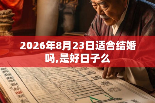 2026年8月23日适合结婚吗,是好日子么 2026年8月23日适合结婚吗,是好日子么