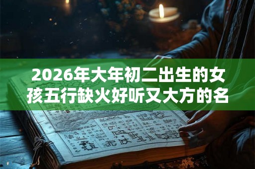 2026年大年初二出生的女孩五行缺火好听又大方的名字精选