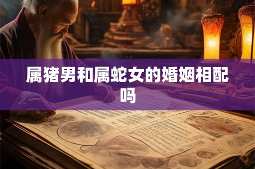 属猪男和属蛇女的婚姻相配吗