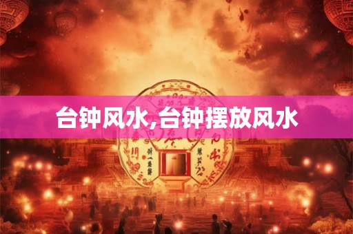 台钟风水,台钟摆放风水