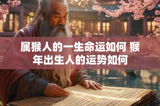 属猴人的一生命运如何 猴年出生人的运势如何 属猴人的一生命运如何 猴年出生人的运势如何