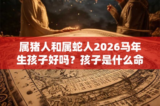 属猪人和属蛇人2026马年生孩子好吗？孩子是什么命？