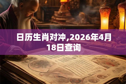 日历生肖对冲,2026年4月18日查询