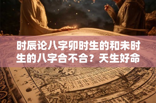时辰论八字卯时生的和未时生的八字合不合？天生好命吗？