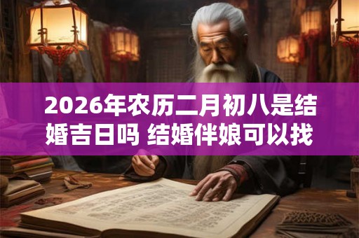 2026年农历二月初八是结婚吉日吗 结婚伴娘可以找已婚的吗